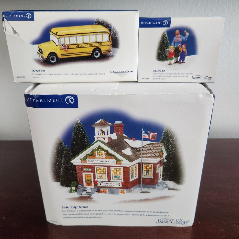 Department 56 Cedar Ridge School